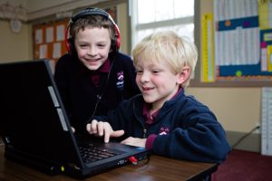 Stratford School elementary school students learn to program in Tynker software