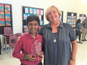 Neel Accepting an Award from the American Heart Association