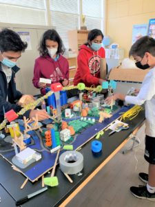Engineering students building a Future City