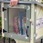 A neighborhood library filled with books!