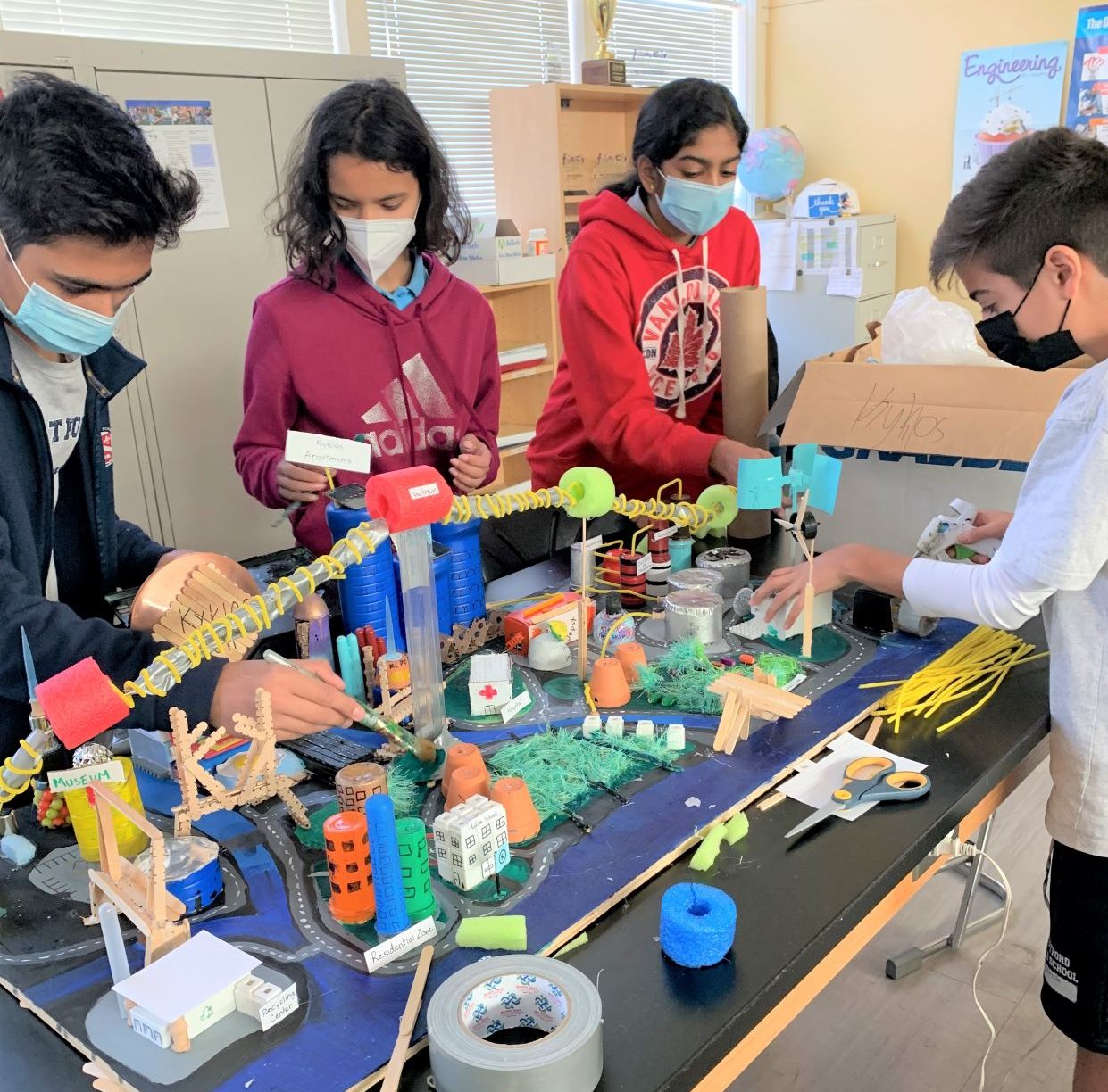 Middle School students design Future Cities, putting STEAM into action